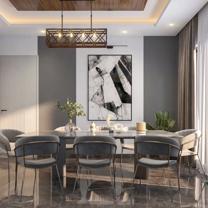 Modern Minimalist Dining Elegance 1