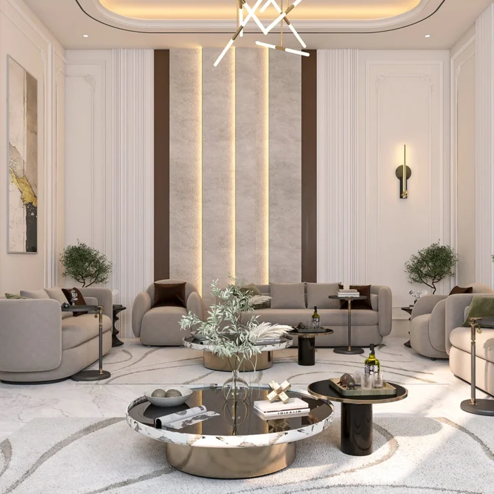 Opulent Contemporary Living Spaces